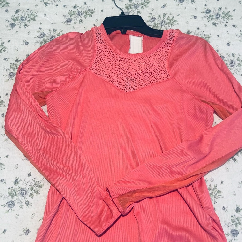 Lucky in Love Pink Textured Top
